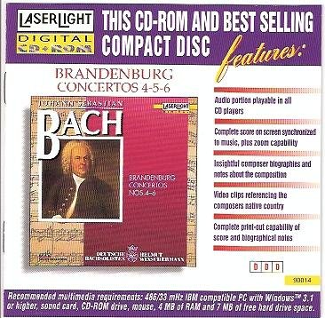 J.S. Bach/Brandenburg Ct 4-6